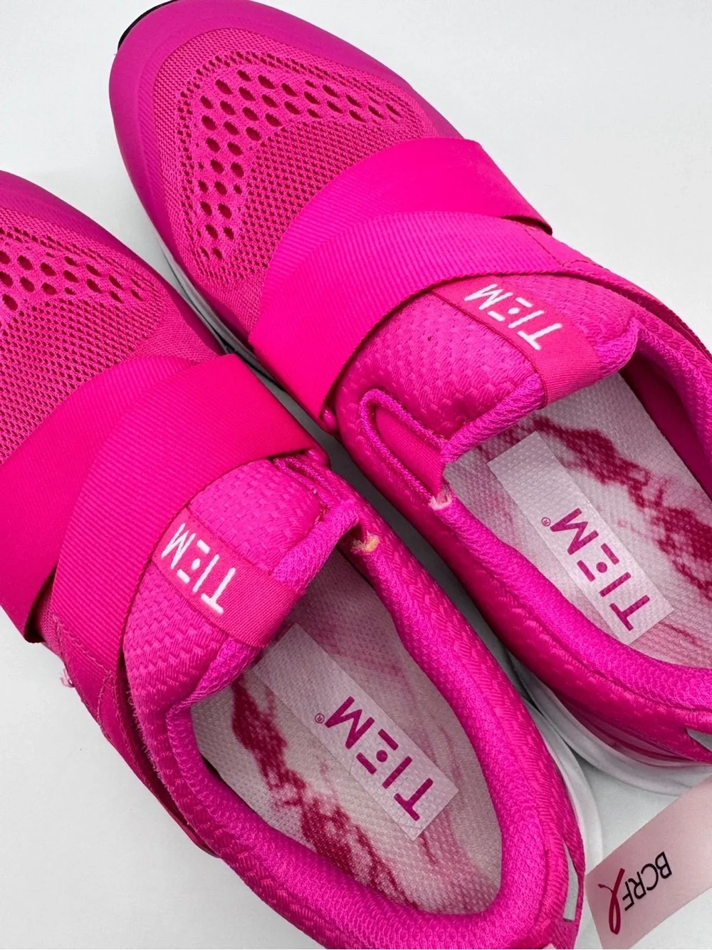 TIEM Slipstream Triple Knockout Pink Cycling Shoes Size 6.5 NIB BCRF Spin New